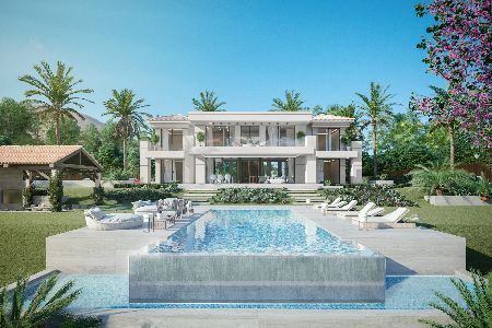 Modern luxury villa in Los Flamingos, Benahavis, Costa del Sol, Spain