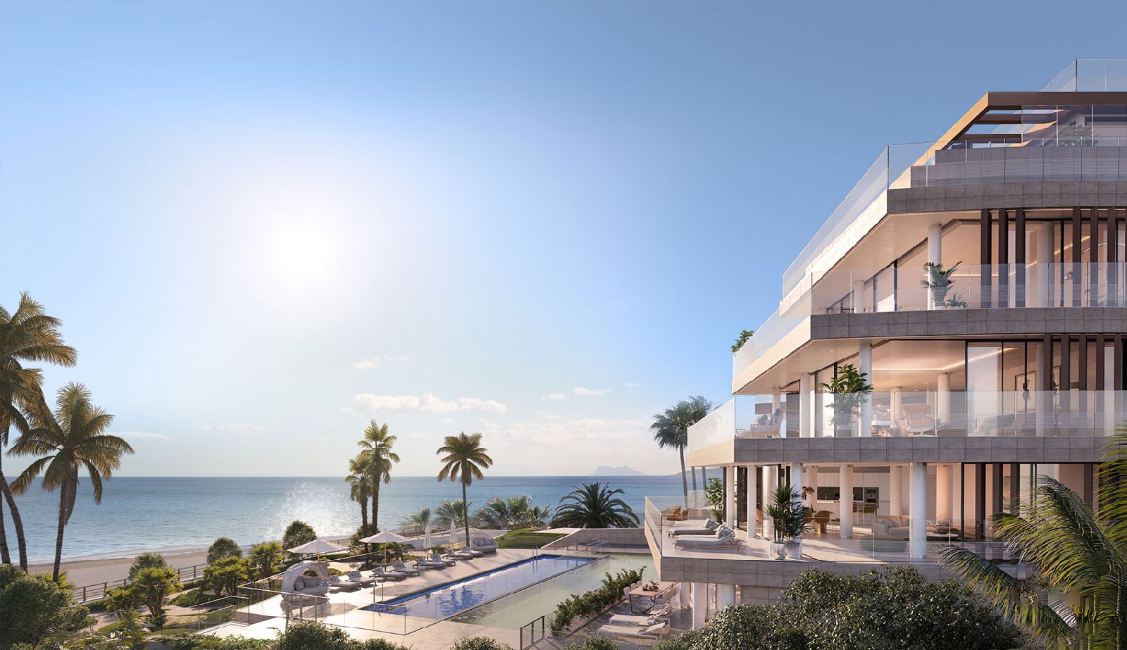 Exclusive boutique development of luxury apartments in the first line of Estepona