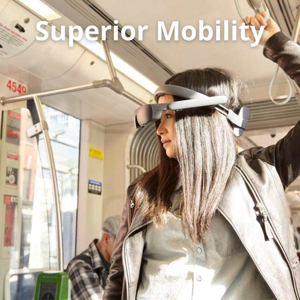 eSight 4 feature: superior mobility