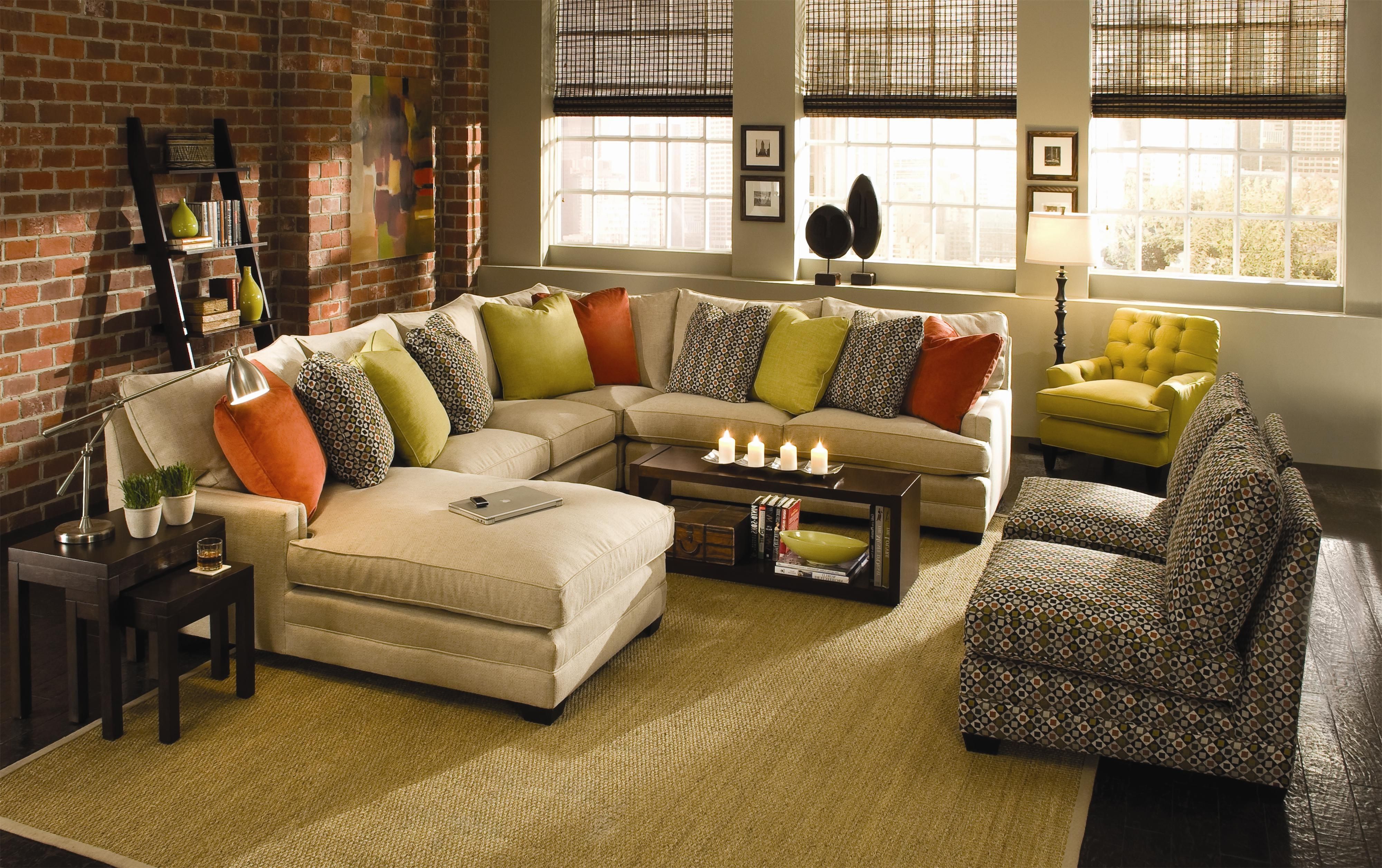 2018 Knoxville Tn Sectional Sofas Within Sam Moore Margo Wide Sectional Sofa (Photo 6 of 15)