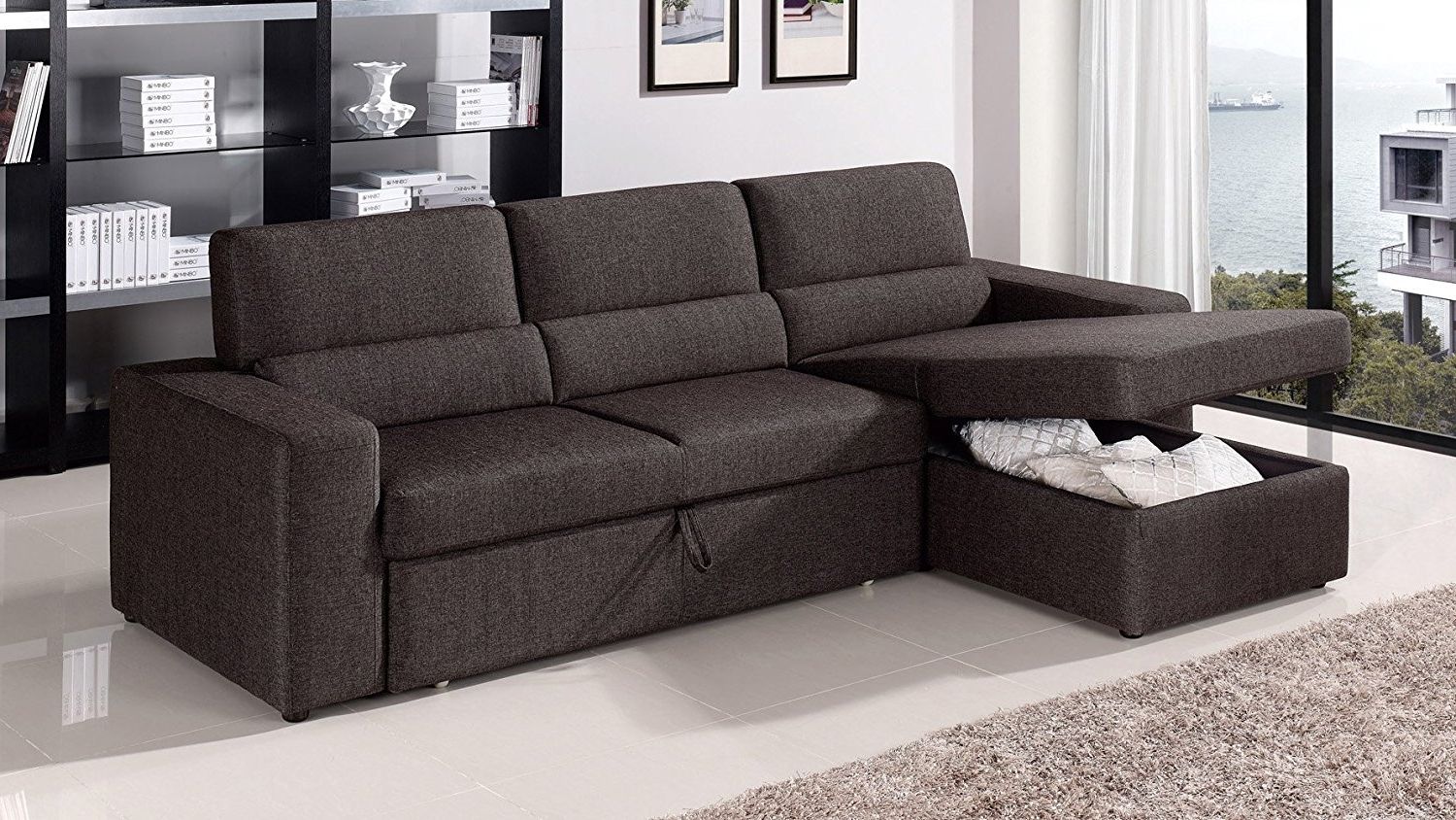 Featured Photo of Sleeper Sectional Sofas With Chaise