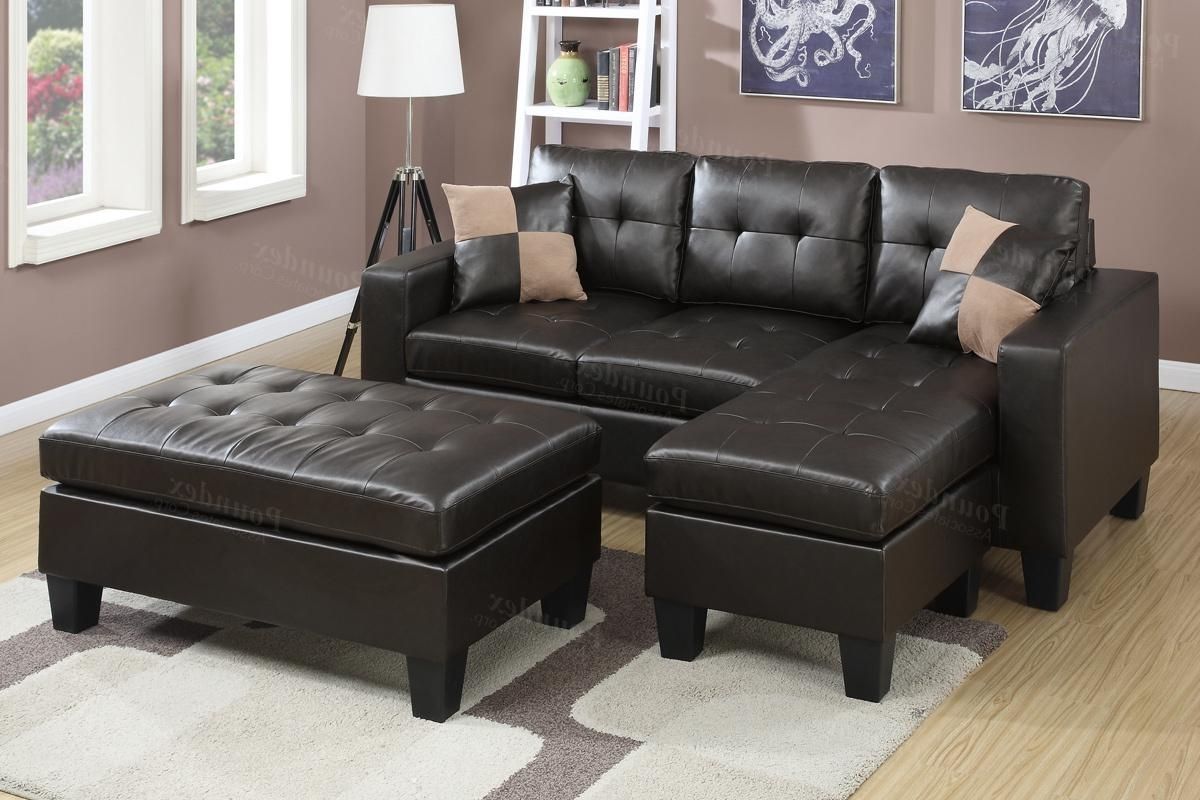 Featured Photo of Leather Sectional Sofas With Ottoman