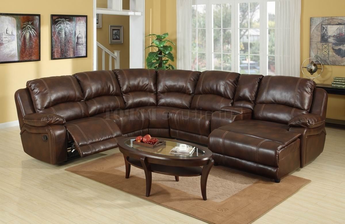 Sectional Sofa Design: Amazing Leather Sectional Sofa Recliner With Regard To Recent Reclining Sofas With Chaise (Photo 1 of 15)