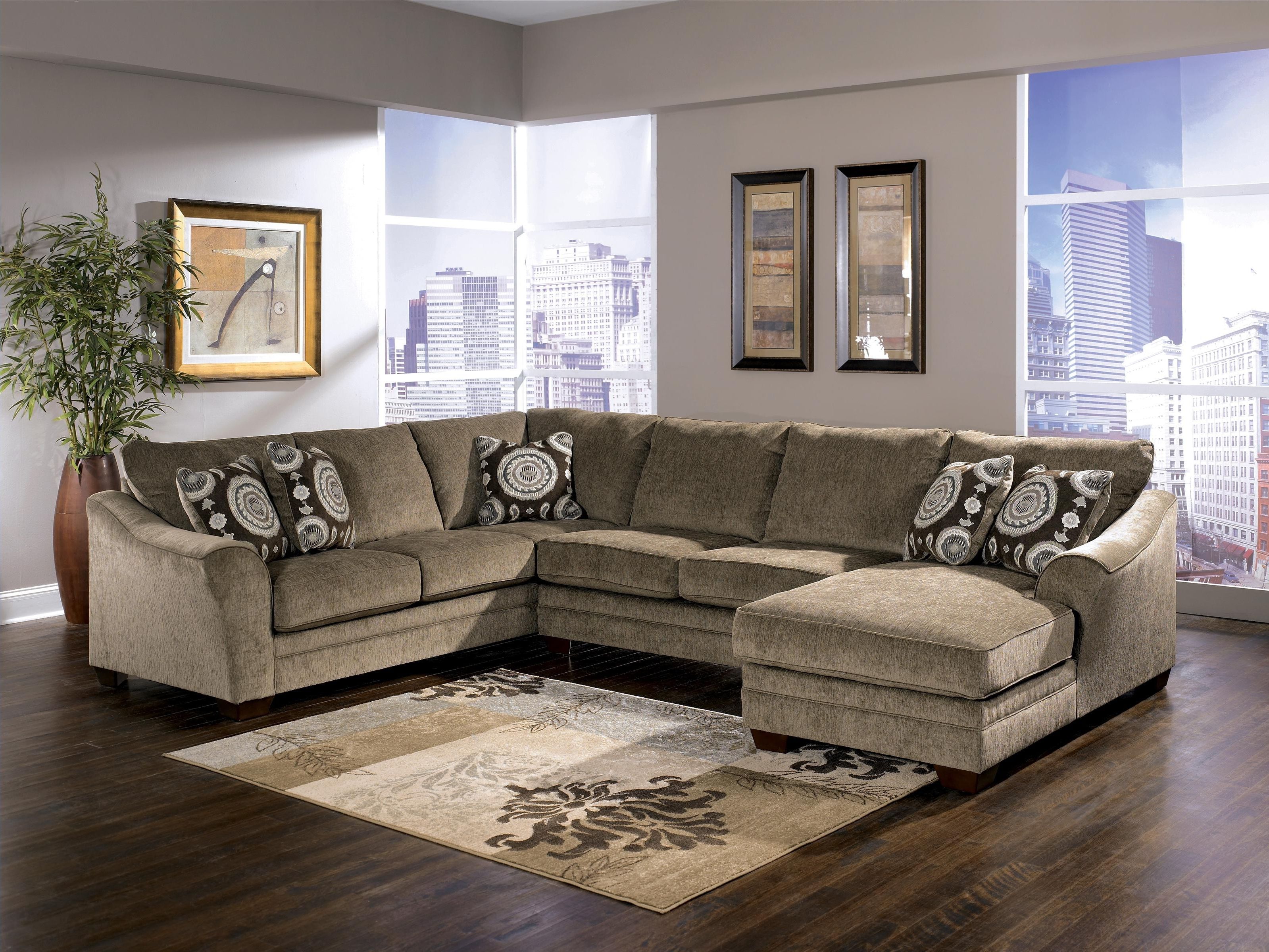 Signature Designashley Cosmo – Marble Sectional Sofa With Inside Trendy Knoxville Tn Sectional Sofas (Photo 15 of 15)