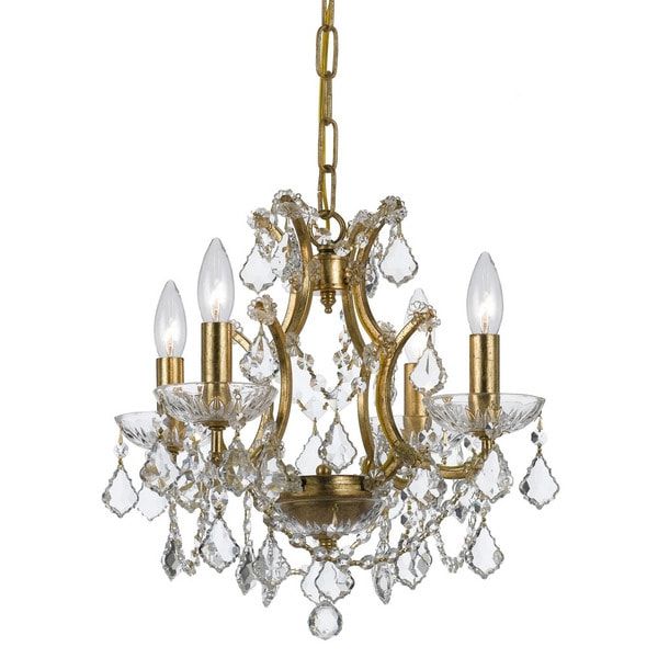 Featured Photo of Antique Gild One Light Chandeliers