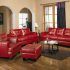 Red Leather Couches For Living Room