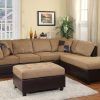 Microsuede Sectional Sofas (Photo 1 of 15)
