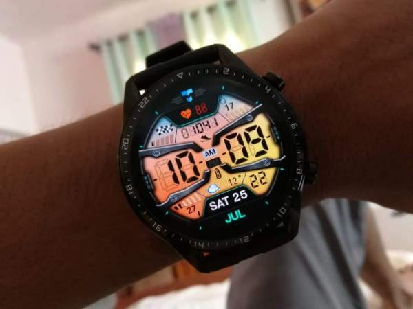 Racing series digital watch face