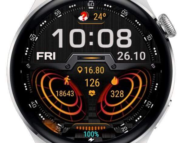 Amazing HQ space series digital watch face theme