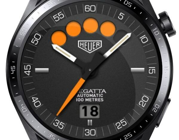 Carrera tag heuer Regatta HQ realistic watch face theme