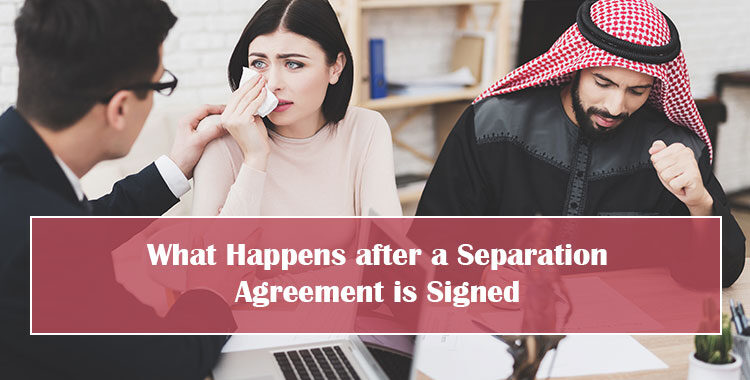 What Happens After A Separation Agreement Is Signed