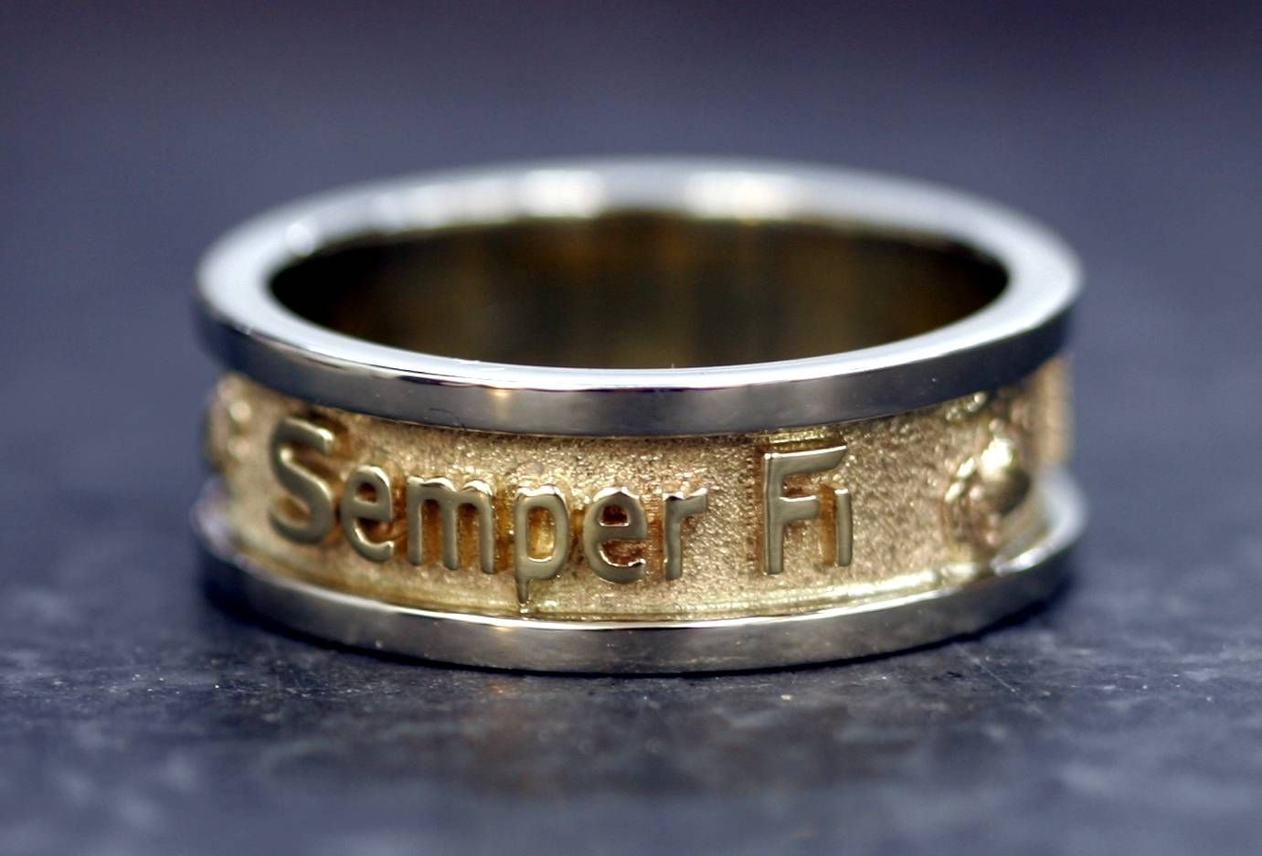 Featured Photo of Marine Corps Wedding Bands