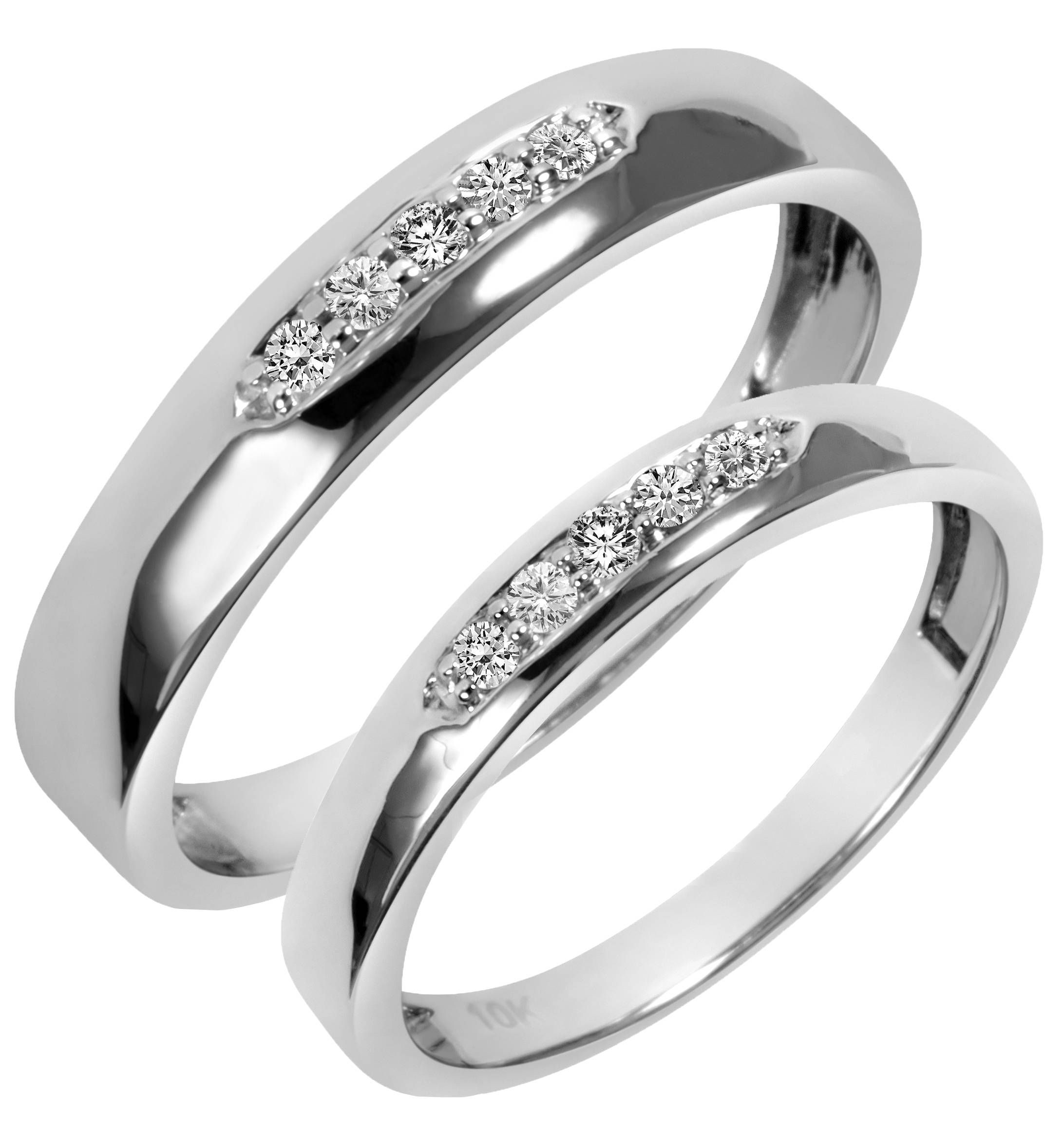 Featured Photo of Wedding Bands Sets His And Hers