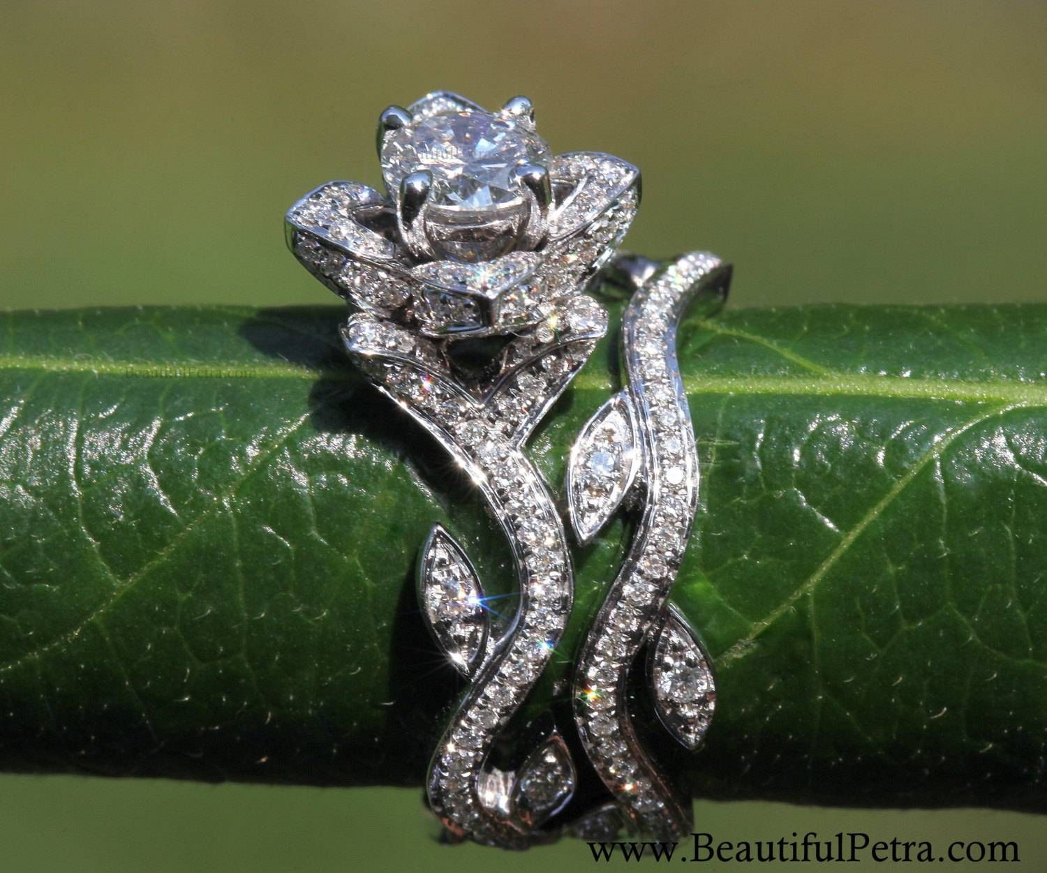 Featured Photo of Wedding Rings That Looks Like A Rose