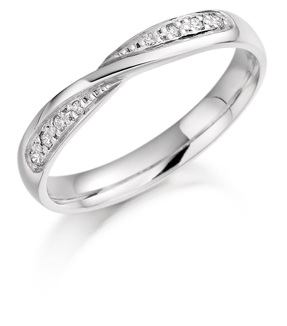 Featured Photo of Twisted Diamond Wedding Bands