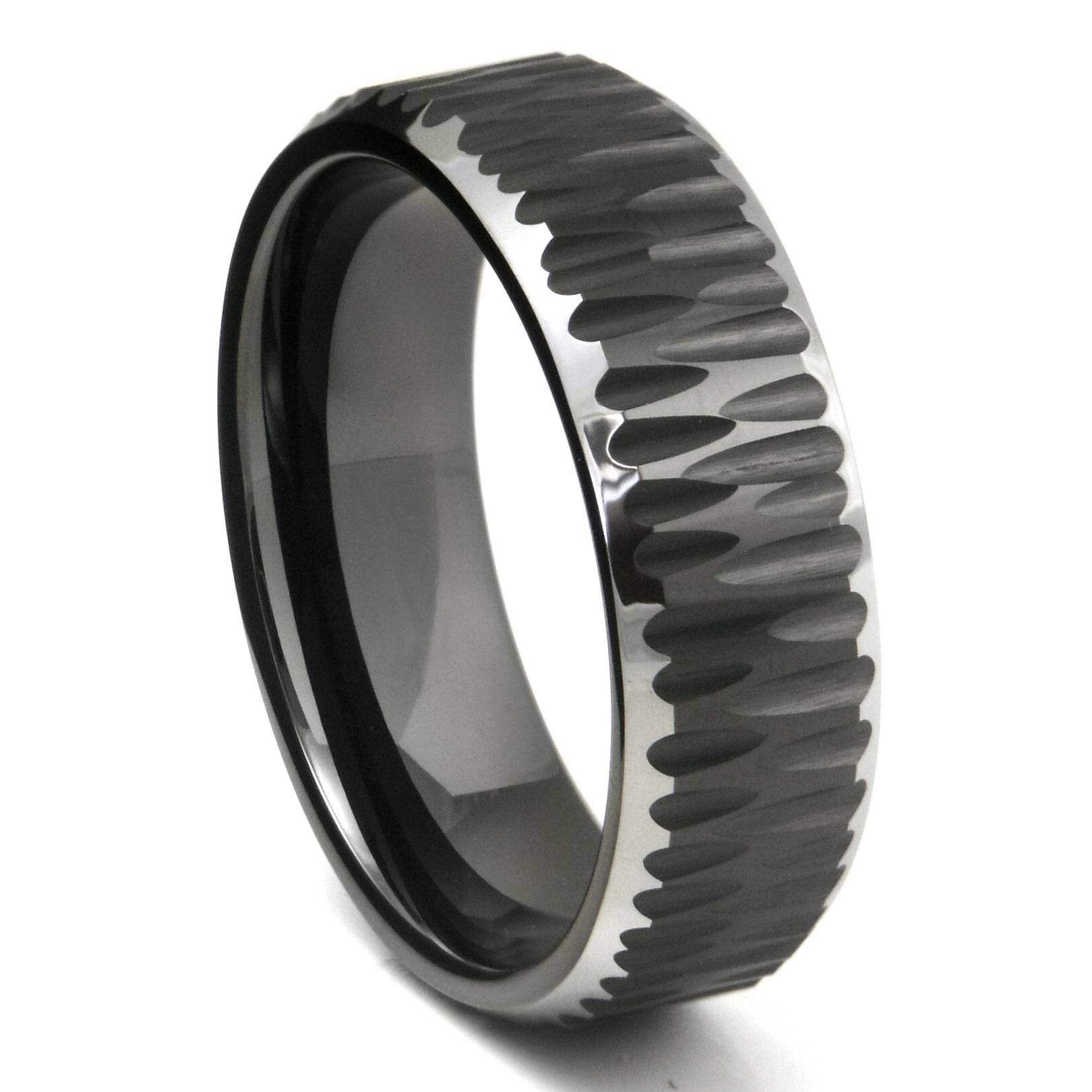 Featured Photo of Black Metal Wedding Bands
