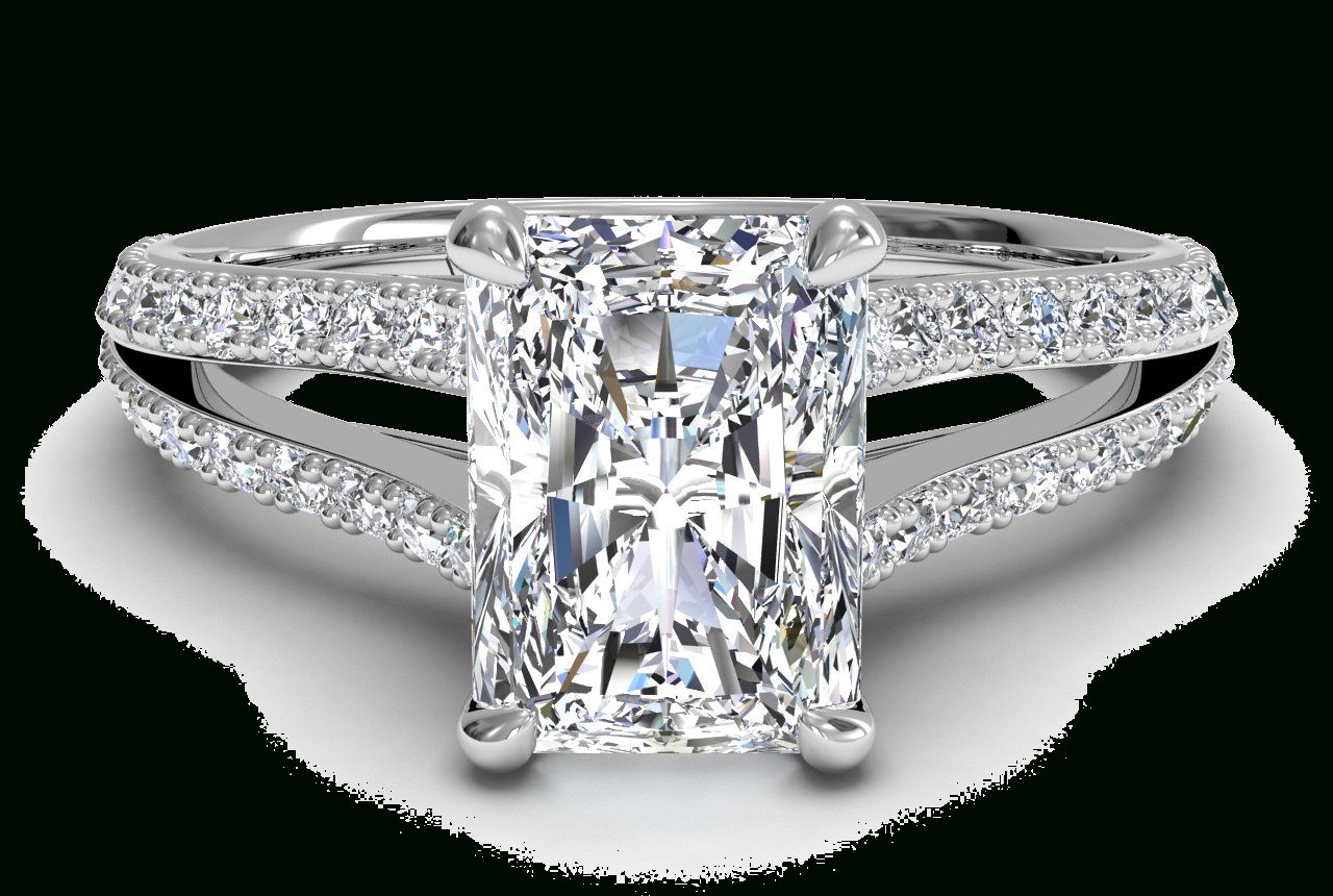 Featured Photo of Rectangular Radiant Cut Diamond Engagement Rings