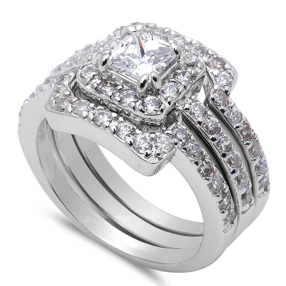 Wedding Rings : Anniversary Rings On Sale Three Stone Diamond For Most Popular Titanium Anniversary Rings (Gallery 23 of 25)