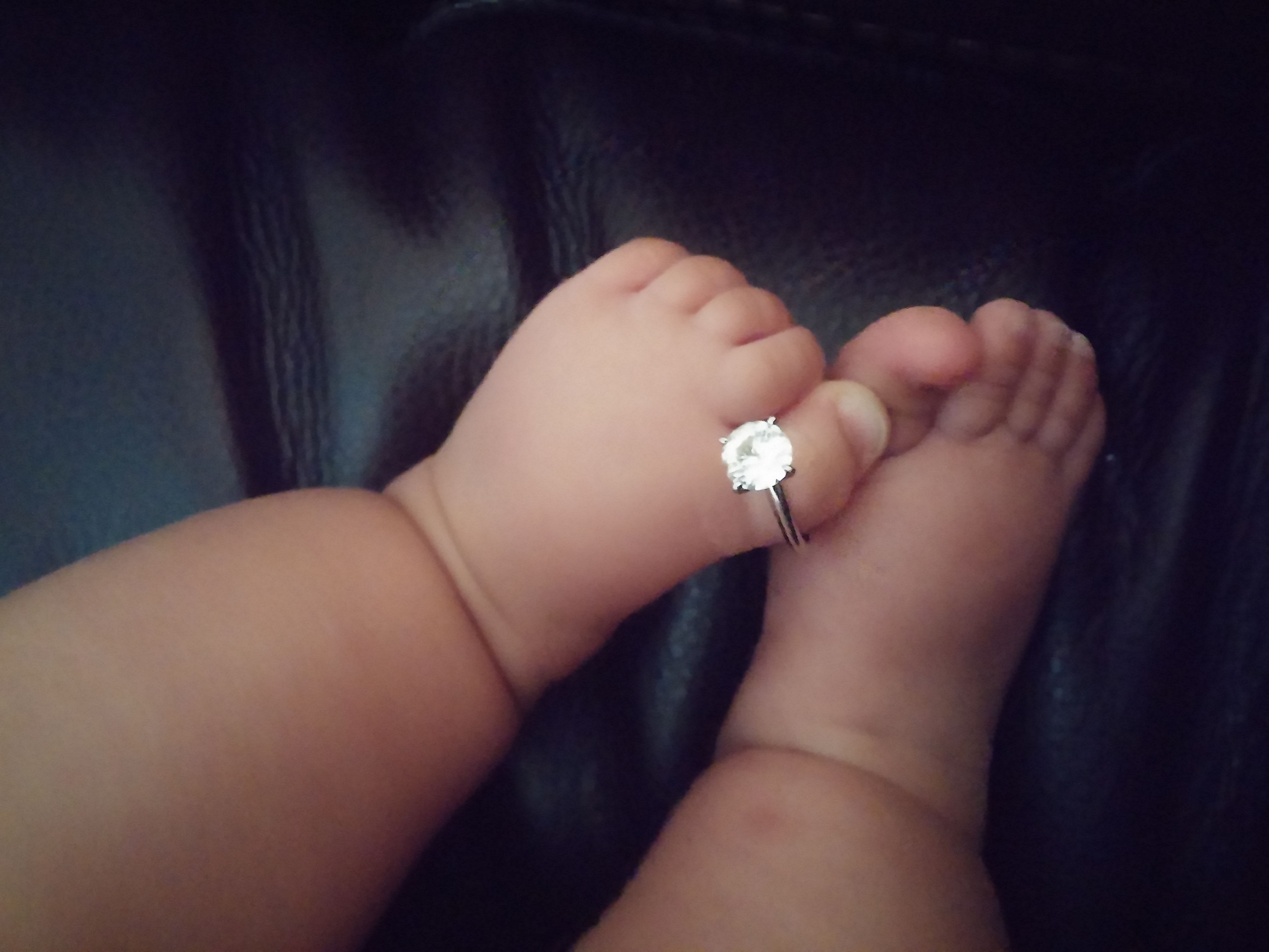 Baby Hands/feet With Regard To 2018 Etiquette Toe Rings (Gallery 10 of 15)