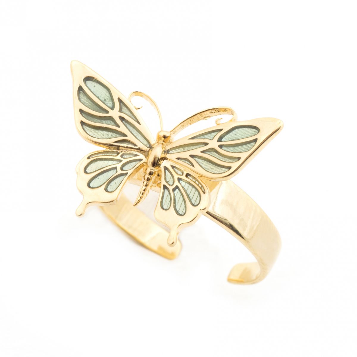 Butterfly Open Ring With Most Current Butterfly Open Rings (Gallery 3 of 25)