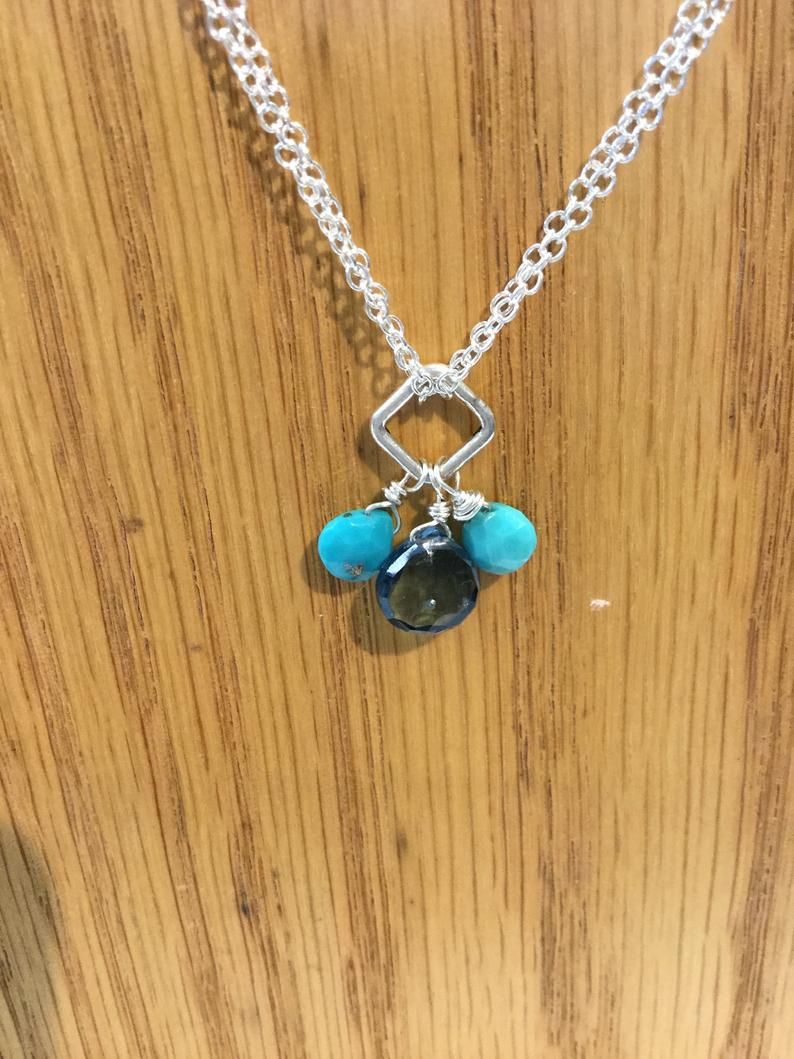Featured Photo of London Blue December Birthstone Locket Element Necklaces