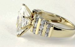 10k Gold Cubic Zirconia Engagement Rings