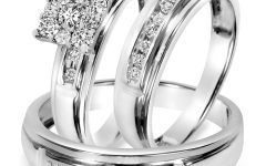White Gold Wedding Rings Sets