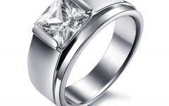 Stainless Steel Wedding Bands for Her