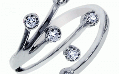 Toe Rings with Cubic Zirconia