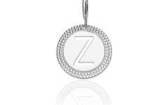 Letter Z Alphabet Locket Element Necklaces