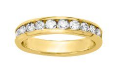 Certified Diamond Anniversary Bands in Gold