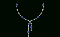 Lariat Sapphire and Diamond Necklaces