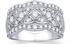 Unique Diamond Anniversary Rings