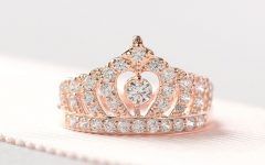 Princess Tiara Crown Rings