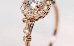 Vintage Style Gold Engagement Rings