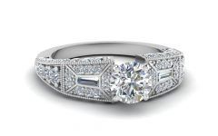 Vintage Style Diamond Wedding Rings