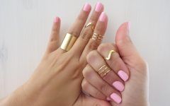 Chevron Knuckle Rings Sets
