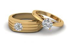 Engagement Gold Rings for Couples