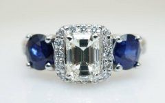 Sapphire Engagement Rings with Wedding Band