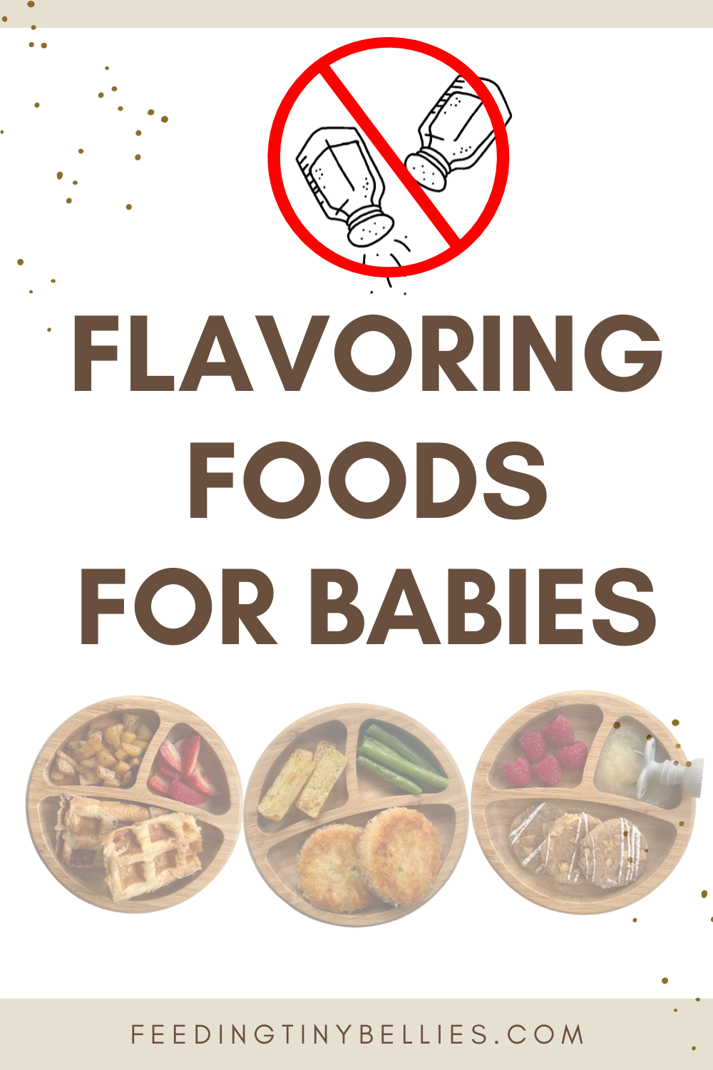 Flavoring foods for babies