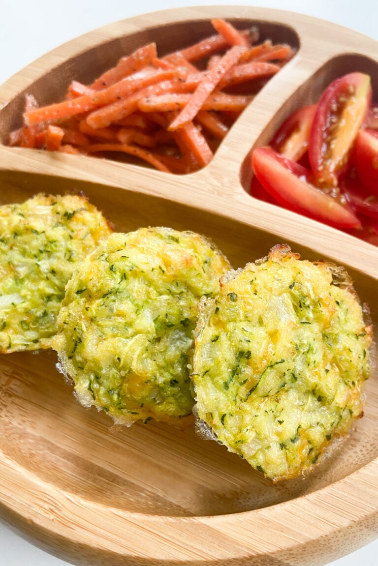 Cheesy Zucchini Fritters (Or Bites!)