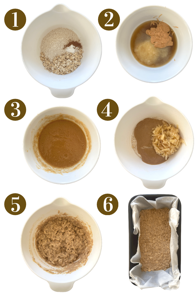 Steps to make healthy apple oatmeal bars