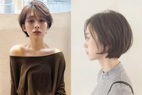 model rambut pendek wanita korea pixie messy