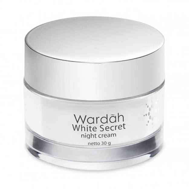 Wardah White Secret Night Cream untuk kulit berjerawat