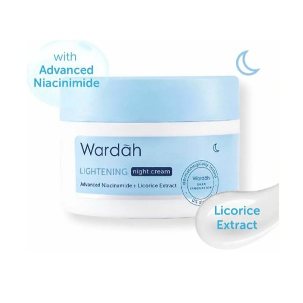 6 Manfaat Wardah Lightening Night Cream dan Ingredient Lengkap