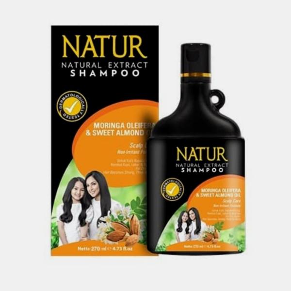 Natur Shampoo Moringa Oliefera & Sweet Almond Oil