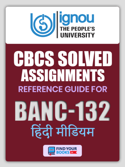 BANC 132 Solved Assignment for Ignou 2019-20 - Hindi Medium