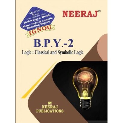 IGNOU BPY-2 Logic: Classical and Symbolic in English Medium