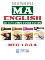 MA First Year English Reference Books for IGNOU - Combo with MEG 1,MEG 2,MEG 3 & MEG 4