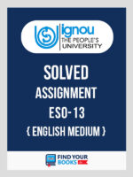ESO13 IGNOU Solved Assignment English Medium